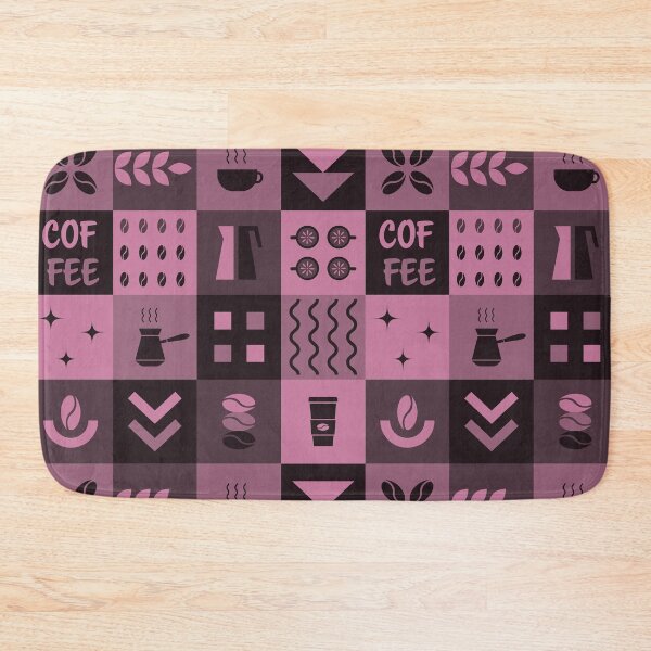 Item preview, Coffee Geometric Square Pattern designed and sold by IrynaAlex.