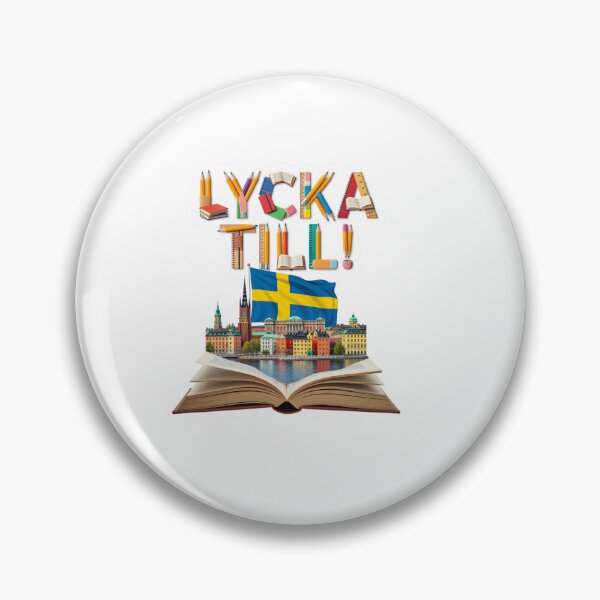 Item preview, Sweden School Start Stockholm Travel Sticker designed and sold by Imaginarium of Chaos falcon88 .