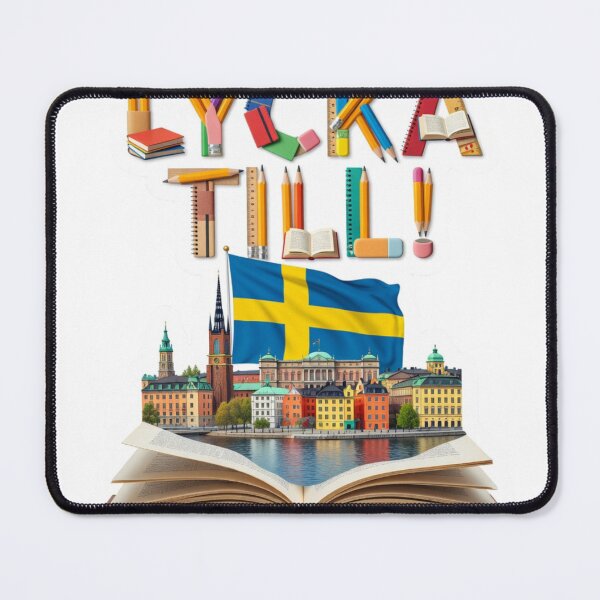 Item preview, Sweden School Start Stockholm Travel Sticker designed and sold by Imaginarium of Chaos falcon88 .