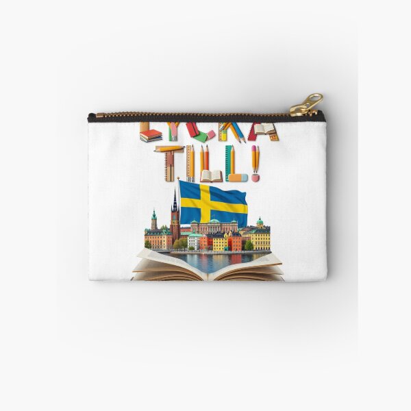 Item preview, Sweden School Start Stockholm Travel Sticker designed and sold by Imaginarium of Chaos falcon88 .