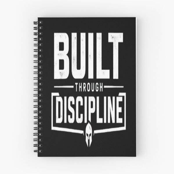 Item preview, Built Through Discipline – Motivational Strength Typography designed and sold by v6ziix.