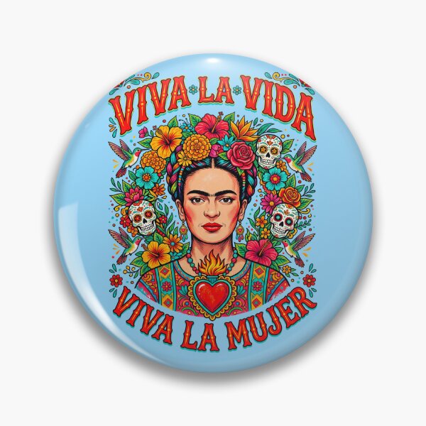 Item preview, Viva La Vida Frida Kahlo Painting designed and sold by TeeARTHY.