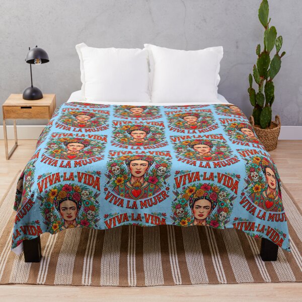 Item preview, Viva La Vida Frida Kahlo Painting designed and sold by TeeARTHY.