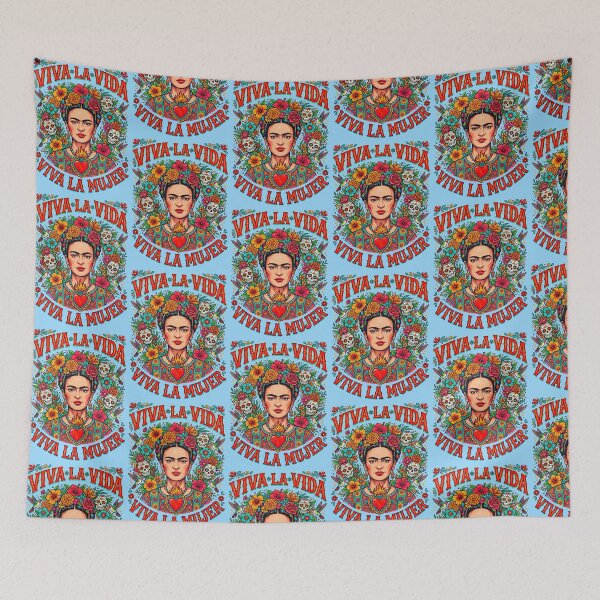 Item preview, Viva La Vida Frida Kahlo Painting designed and sold by TeeARTHY.