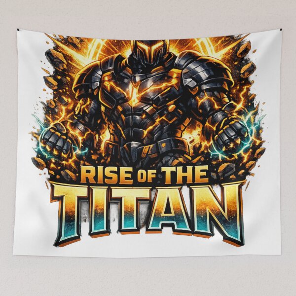 Item preview, Rise of the Titan Powerful Warrior Strength Motivation Design designed and sold by irfanshikh.