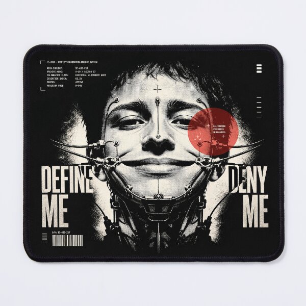 Item preview, Define Me Deny Me | Dystopian Cyber Industrial Art designed and sold by FadedFrequency.