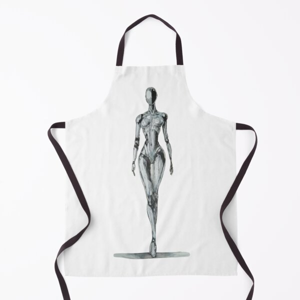 Item preview, Faceless Silver Figure With Reflective Metallic Body Form designed and sold by EmptyForest.