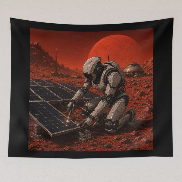 Item preview, YR2147 – Futuristic Robots & Space Exploration designed and sold by TEEJAMBOREE.