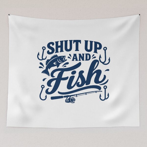 Item preview, Shut Up and Fish designed and sold by gunaone-design.