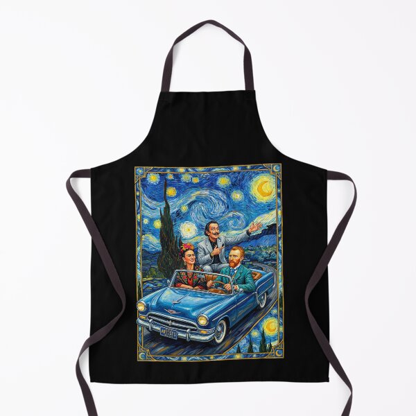 Item preview, Van Gogh ,Dali ,Frida Starry Night Road Trip designed and sold by TeeARTHY.