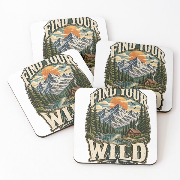 Item preview, Find Your Wild Alpine Adventure designed and sold by CodePaws Creations.