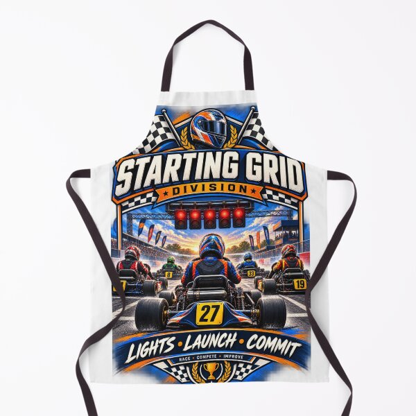 Item preview, Starting Grid Division Kart Racing designed and sold by Rhubarb Bridge Merch.