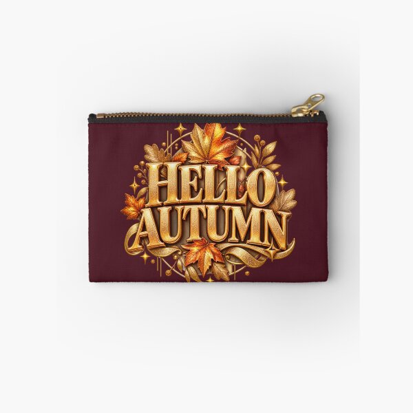 Item preview,  Hello Autumn - Golden Vintage Leaves & Typography designed and sold by TatyanaArt.