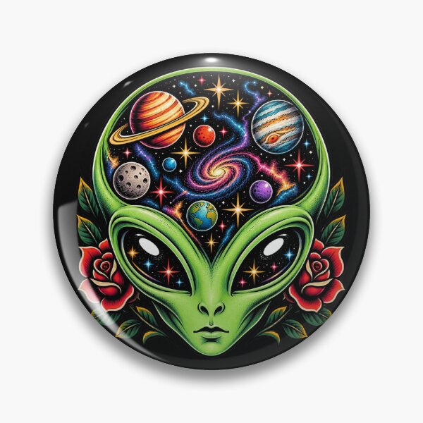 Item preview, Green Alien Artwork designed and sold by Planetporridge.