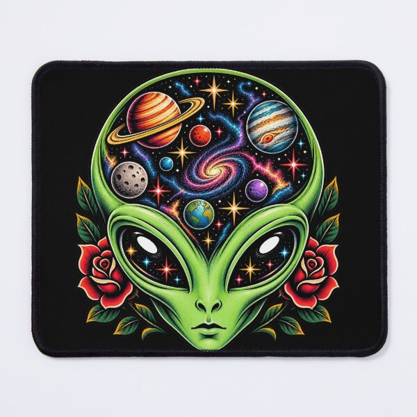 Item preview, Green Alien Artwork designed and sold by Planetporridge.