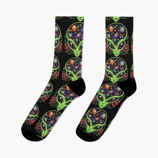 Item preview, Green Alien Artwork designed and sold by Planetporridge.