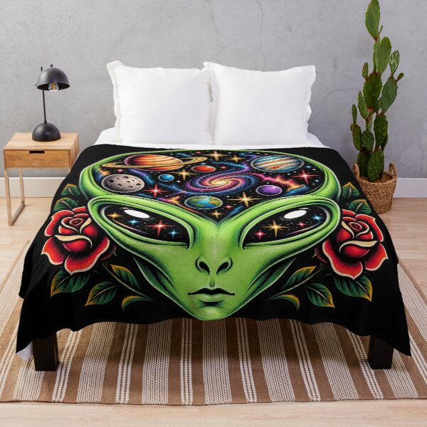 Item preview, Green Alien Artwork designed and sold by Planetporridge.