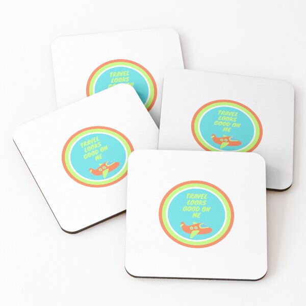 Item preview, Travel Looks Good on Me – Cute Colorful Airplane Travel Design designed and sold by Pororo23.