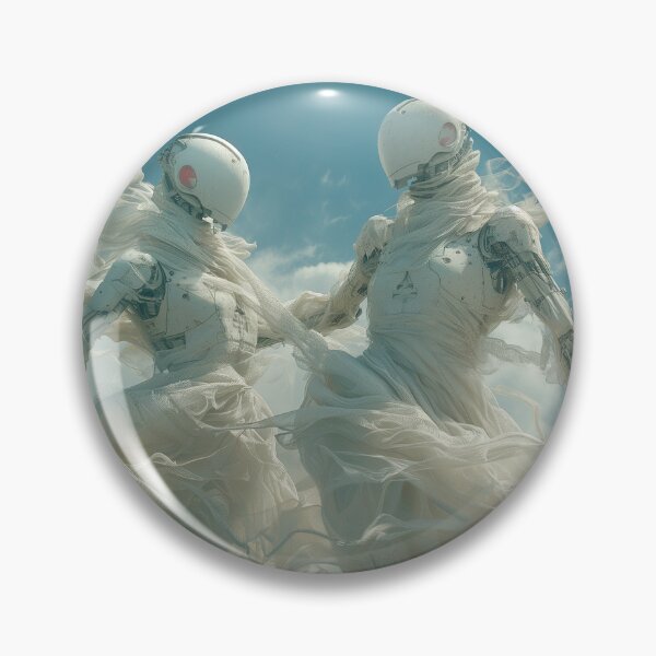 Item preview, Ethereal Robots in the Sky designed and sold by SpaceCadetGlow.