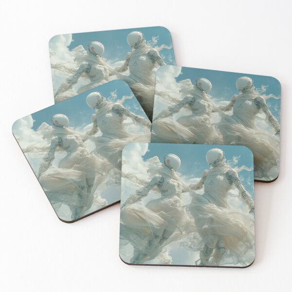 Item preview, Ethereal Robots in the Sky designed and sold by SpaceCadetGlow.