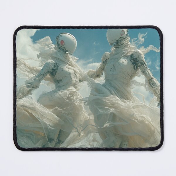 Item preview, Ethereal Robots in the Sky designed and sold by SpaceCadetGlow.