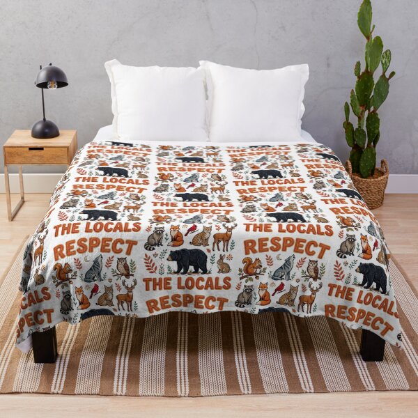 Item preview, Respect The Locals Animals designed and sold by TeeARTHY.