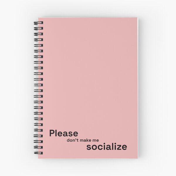 Item preview, Please Dont Make Me Socialize | Handwritten Introvert Quote designed and sold by Nikola Dio.