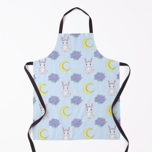 Item preview, Nova’s Moon – Floral Celestial Bunny Pattern designed and sold by Lunar Bunny - A Galaxy Of Services.