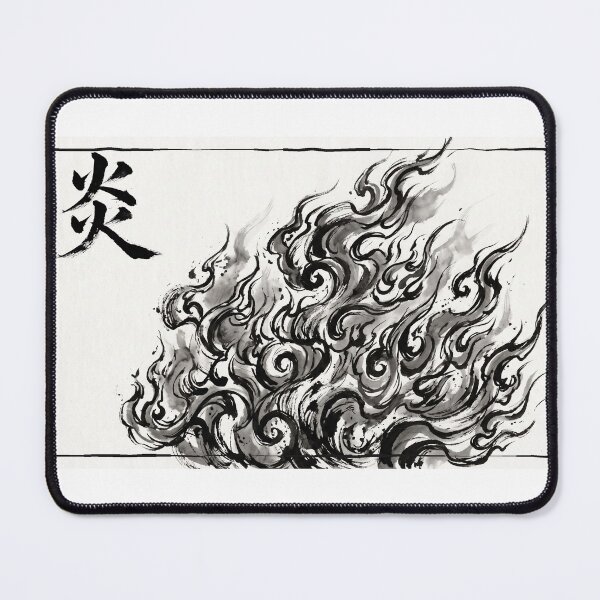 Item preview, Honoo Flame Kanji Sumi-e Art designed and sold by Kanjigraphy.