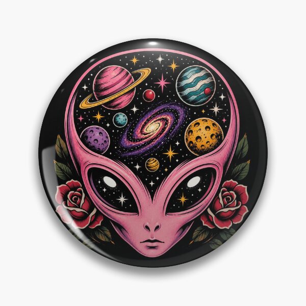 Item preview, Pink Alien Artwork designed and sold by Planetporridge.