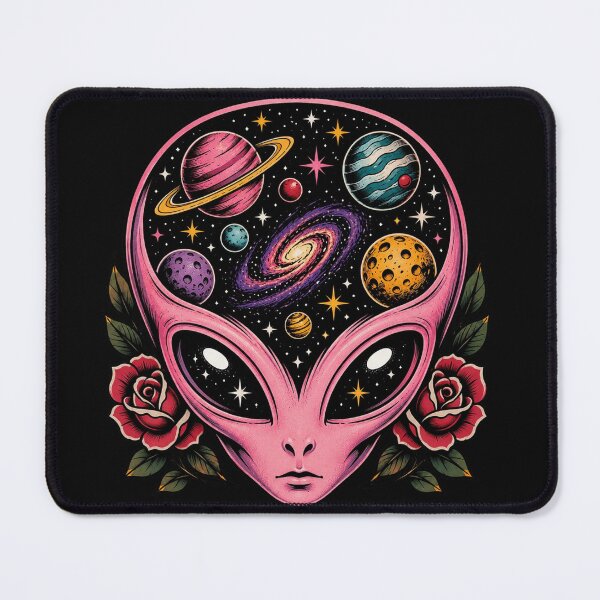 Item preview, Pink Alien Artwork designed and sold by Planetporridge.