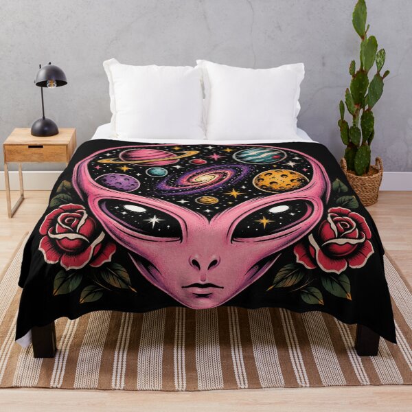 Item preview, Pink Alien Artwork designed and sold by Planetporridge.
