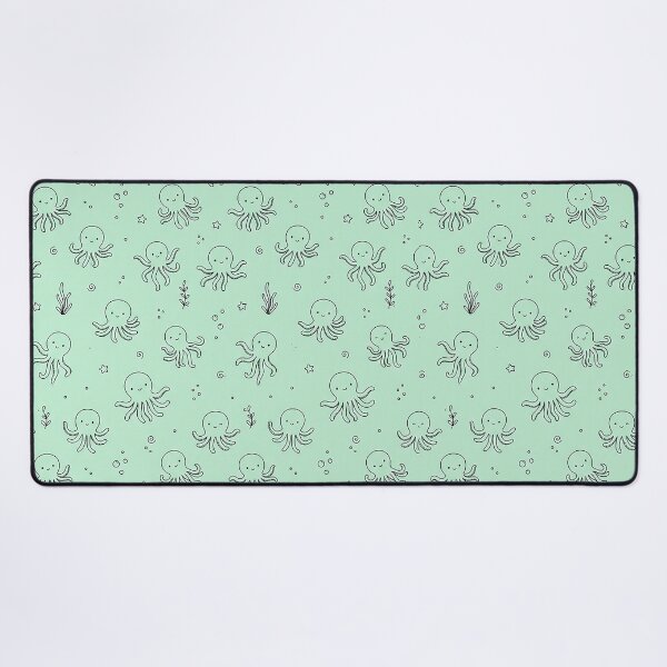 Item preview, Cute Octopus Mint Green Sea Life Seamless Pattern Design by MNS designed and sold by ashenlocs.