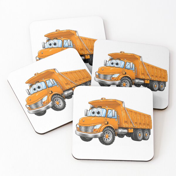 Item preview, Orange Dump Truck Cartoon designed and sold by Scott Hayes.