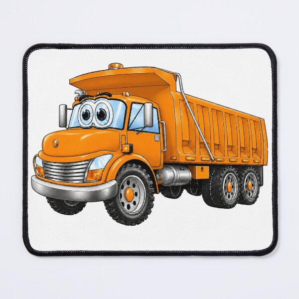 Item preview, Orange Dump Truck Cartoon designed and sold by Scott Hayes.
