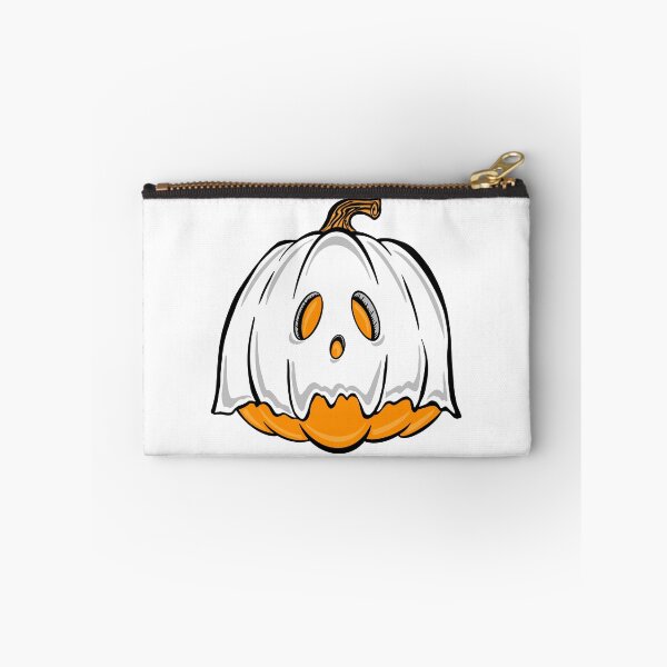 Item preview, Orange Pumpkin Ghost with white Background  designed and sold by missmann.