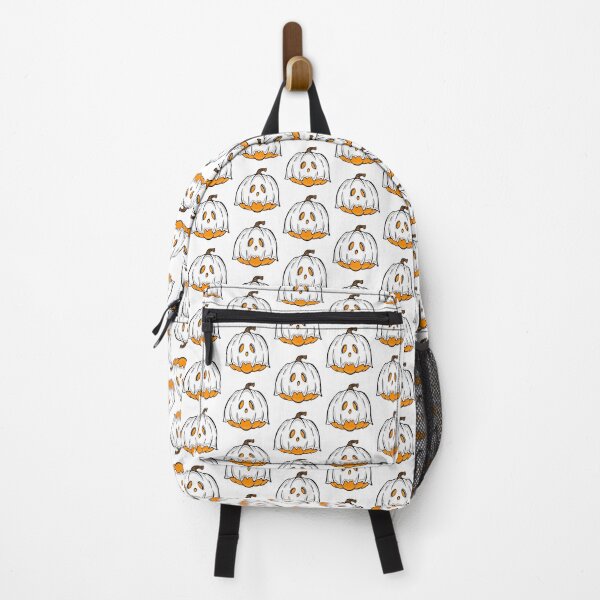 Item preview, Orange Pumpkin Ghost with white Background designed and sold by missmann.
