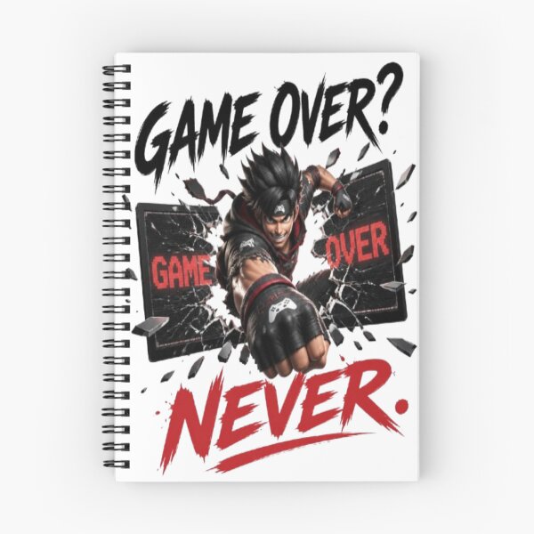 Item preview, Game Over? Never. Gaming Design designed and sold by StreetWave01.