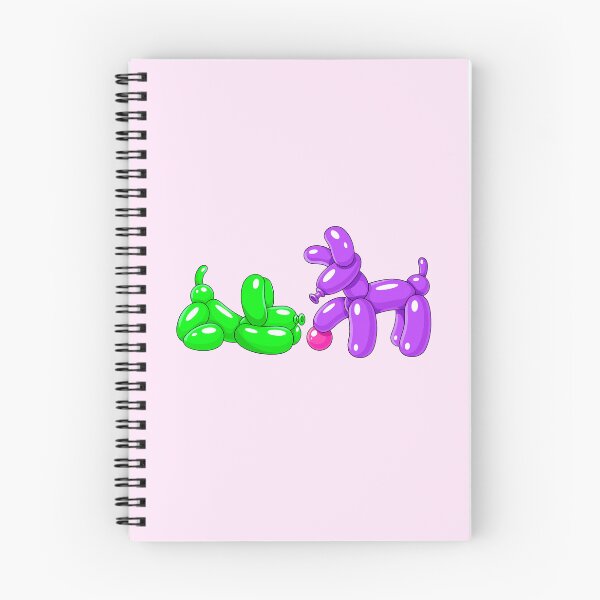 Item preview, Green & Purple Balloon Dogs with Pink Ball designed and sold by DesgnsxGifts.