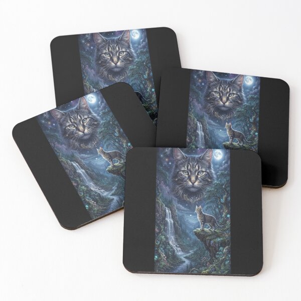 Item preview, Tortoiseshell Cat Howling At The Moon 90s Retro designed and sold by Bensoncreatives.