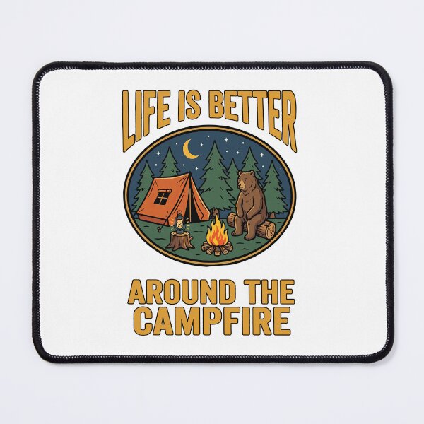 Item preview, Camping bear outdoor adventurer designed and sold by TeeARTHY.