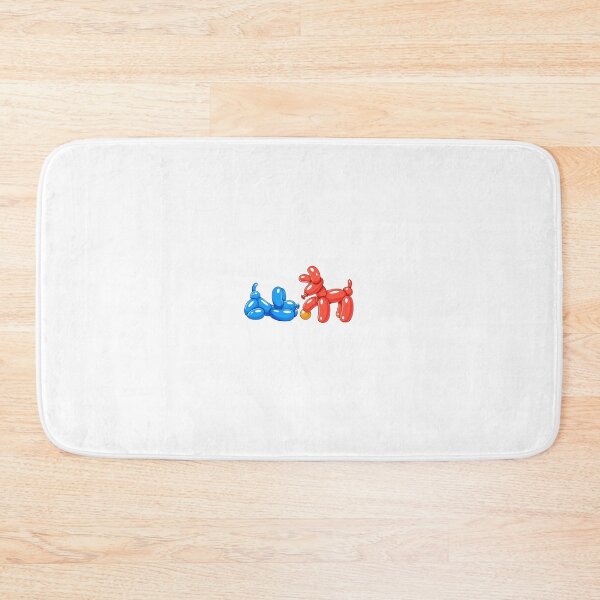 Item preview, Red & Blue Balloon Dogs with Orange Ball designed and sold by DesgnsxGifts.