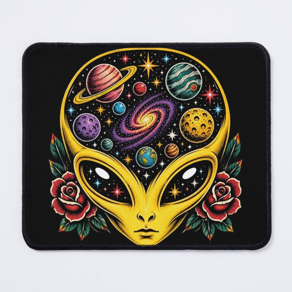 Item preview, Yellow Alien Artwork designed and sold by Planetporridge.