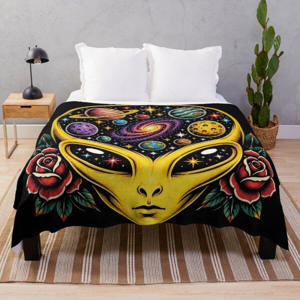 Item preview, Yellow Alien Artwork designed and sold by Planetporridge.
