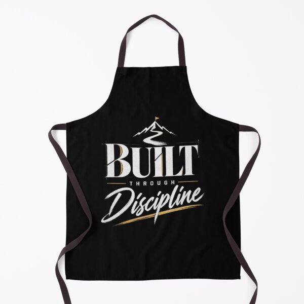 Item preview, Built Through Discipline Motivational Strength Typography designed and sold by v6ziix.