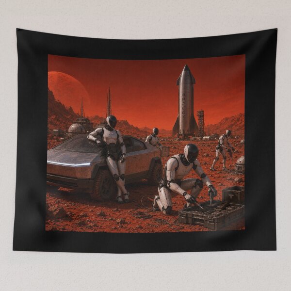 Item preview, YR2147 – Futuristic Robots & Space Exploration designed and sold by TEEJAMBOREE.