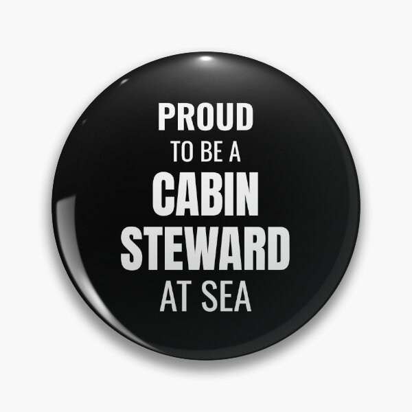 Item preview, Proud to be a Cabin Steward at Sea (White) designed and sold by ShipCrewNation.