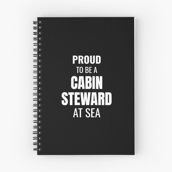 Item preview, Proud to be a Cabin Steward at Sea (White) designed and sold by ShipCrewNation.