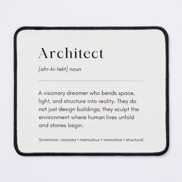 Item preview, Architect Definition Minimalist Typography Print | Future Architect Definition Design For Students | Modern Architect Life Definition Design | Architecture Student Graduation Gift designed and sold by LitzoyGlobeArt.