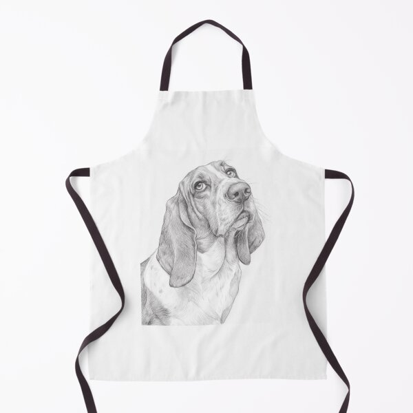 Item preview, Detailed Basset Hound Pencil Sketch Portrait – Realistic Black and White Dog Fine Art designed and sold by Leon Woods Pencil Art.